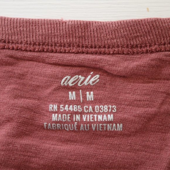 Aerie Oversized Slouchy T-Shirt, Dusty Rose - Picture 5 of 6
